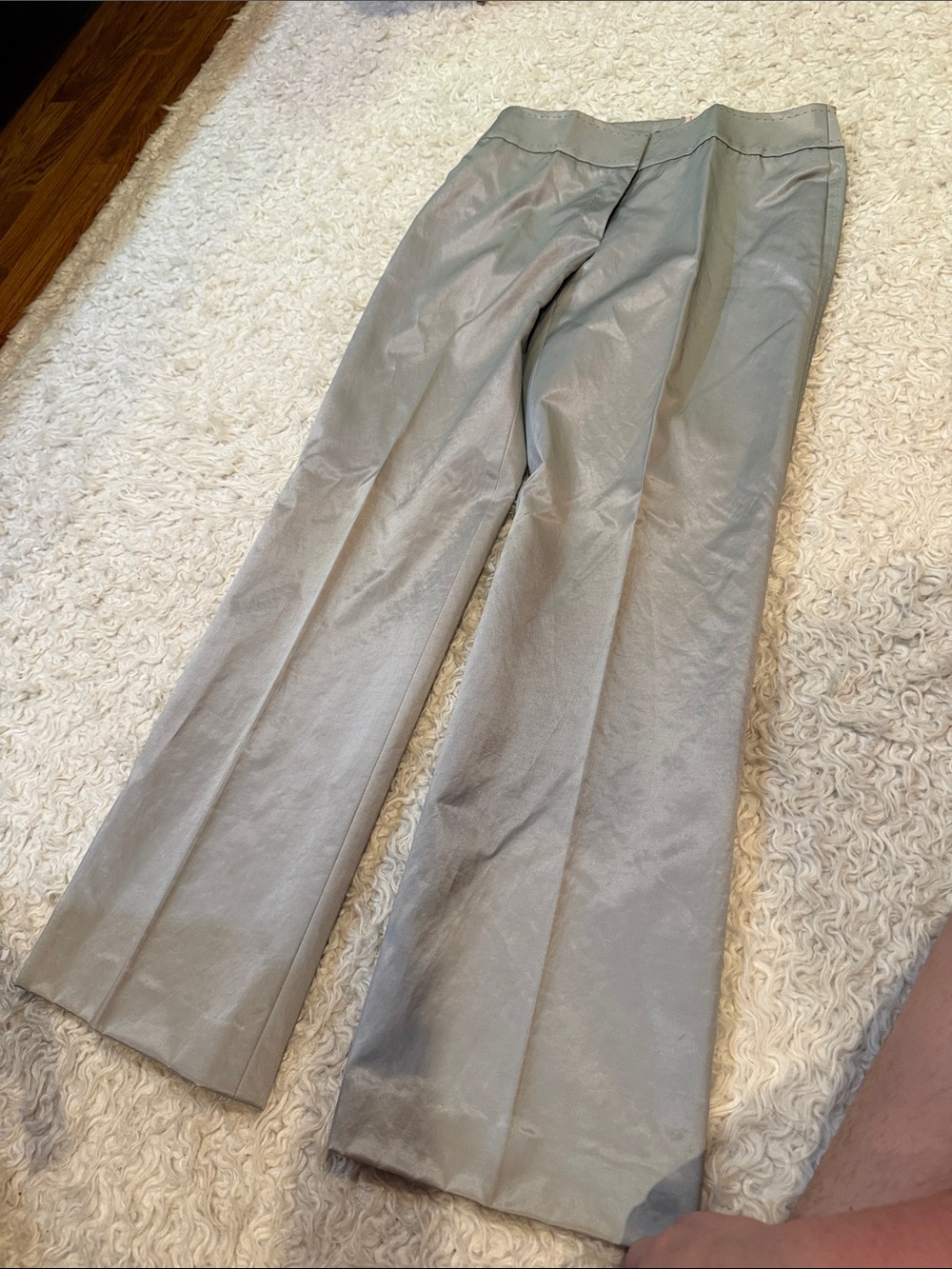 Womens BCBG Dress Pants in Light Gray size 2